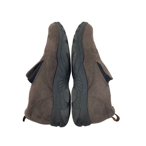 Rugged Outback Brown Slip-On With Elastic Gussets Suede Shoes Size 7 - Picture 9 of 12